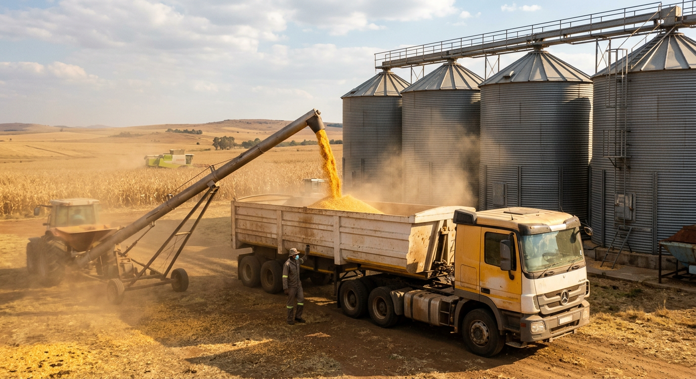 MaizeLine Grain Haulage: Bulk grain transport to silos and mills